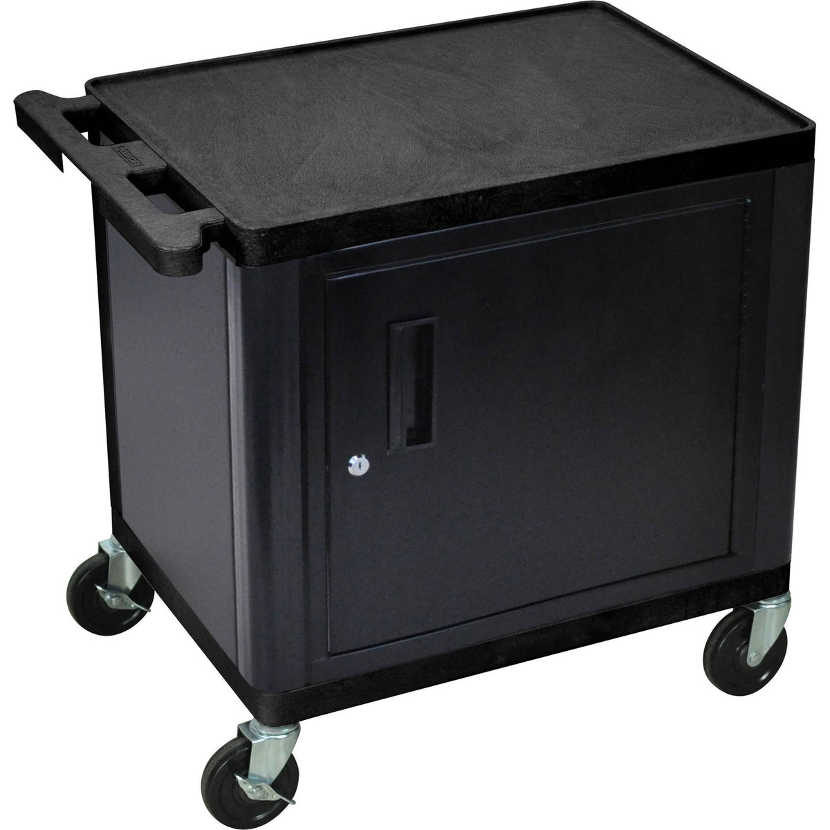 Black LP Cart with Cabinet V726746