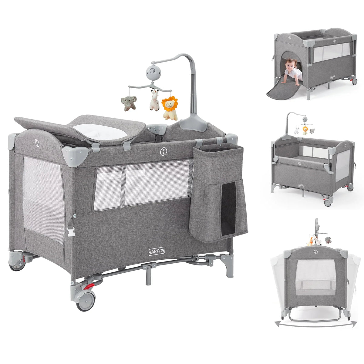 5 in 1 Portable Playard and Bassinet W982528