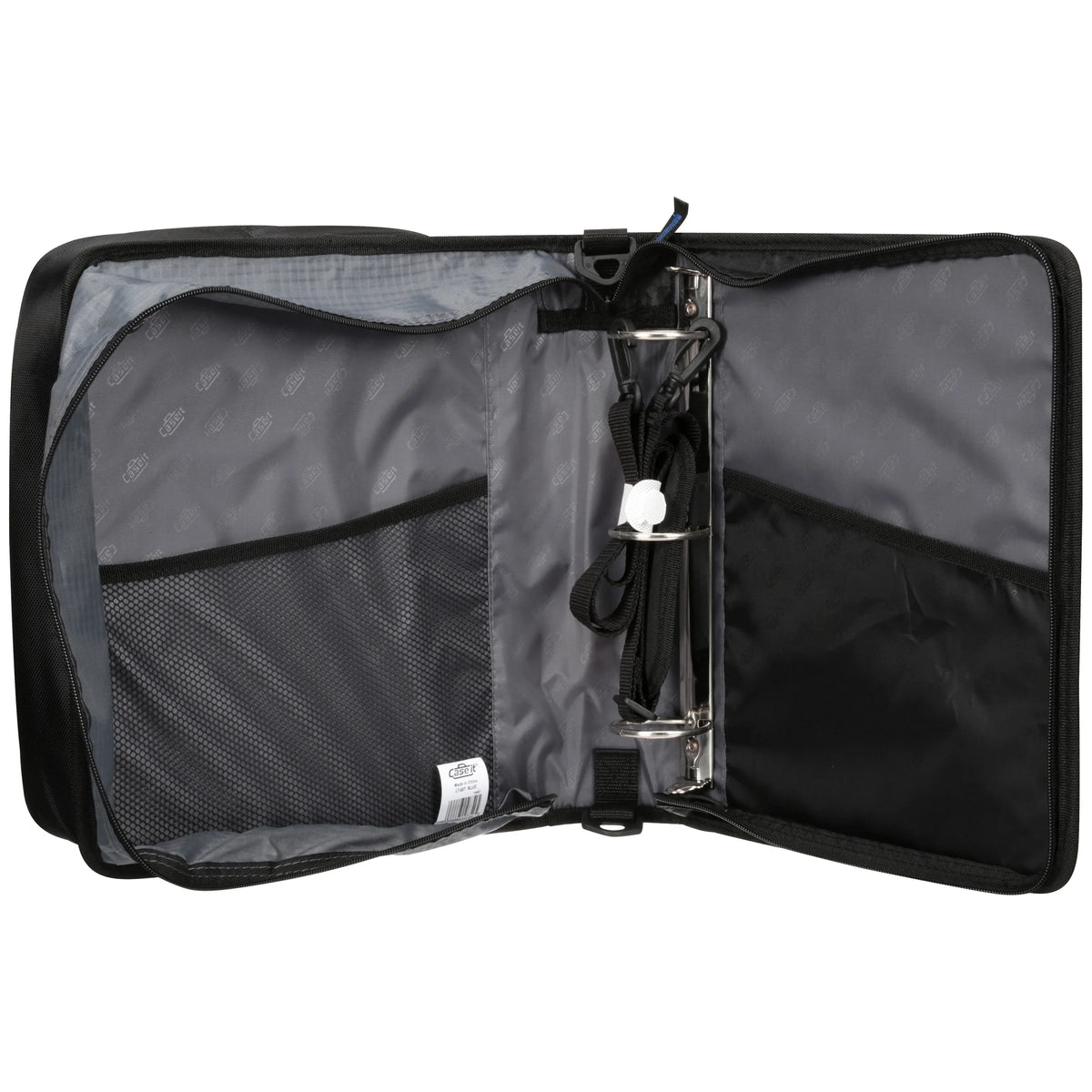 Blue 2" O-Ring Zipper Binder with 13" Tablet Pouch K204
