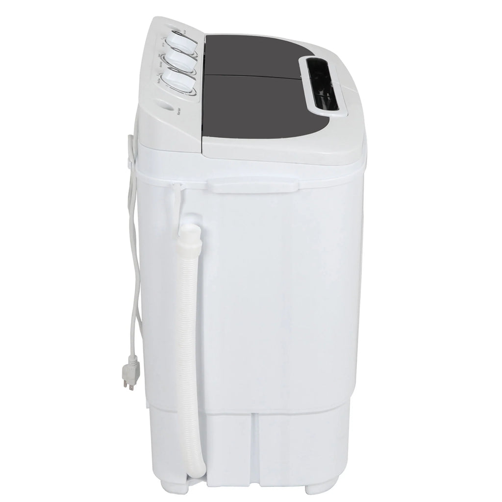 Twin Tub Portable Compact Wash Machine 13lbs Semi-Automatic White E5776