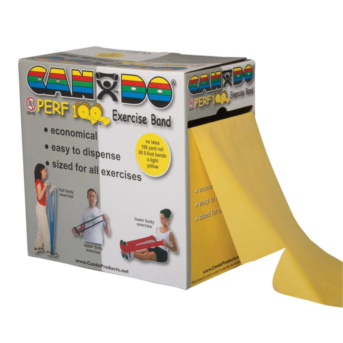 Heavy Latex Free Exercise Band, 100 Yard Roll G8223