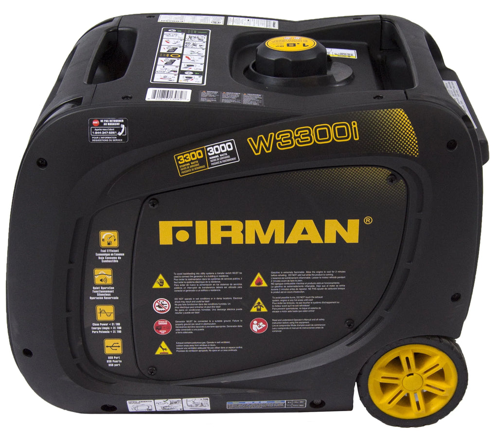 3300/3000 Watt Gas Electric Start Inverter Generator B300277