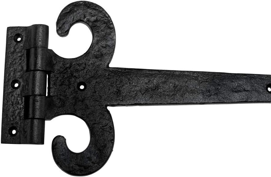 Black Wrought Iron Door Strap Hinge 18 Long Pack of 4 N87049
