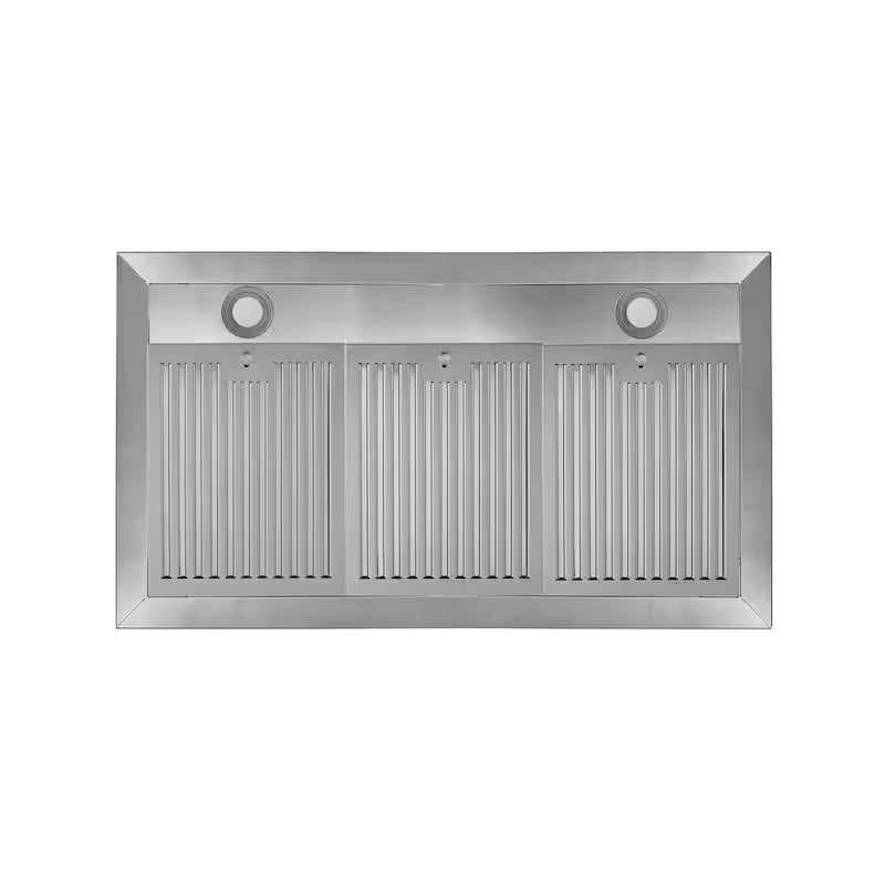 36 in. Convertible Wall Mount Range Hood with 2 Charcoal Filters in Stainless Steel P702695