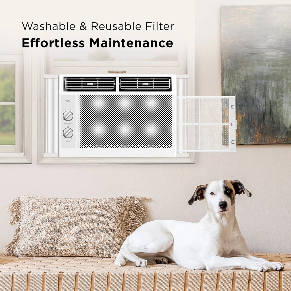 5,000 BTU Mechanical Window Air Conditioner, White B81579