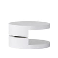 Glossy White Rotating Coffee Table B8947