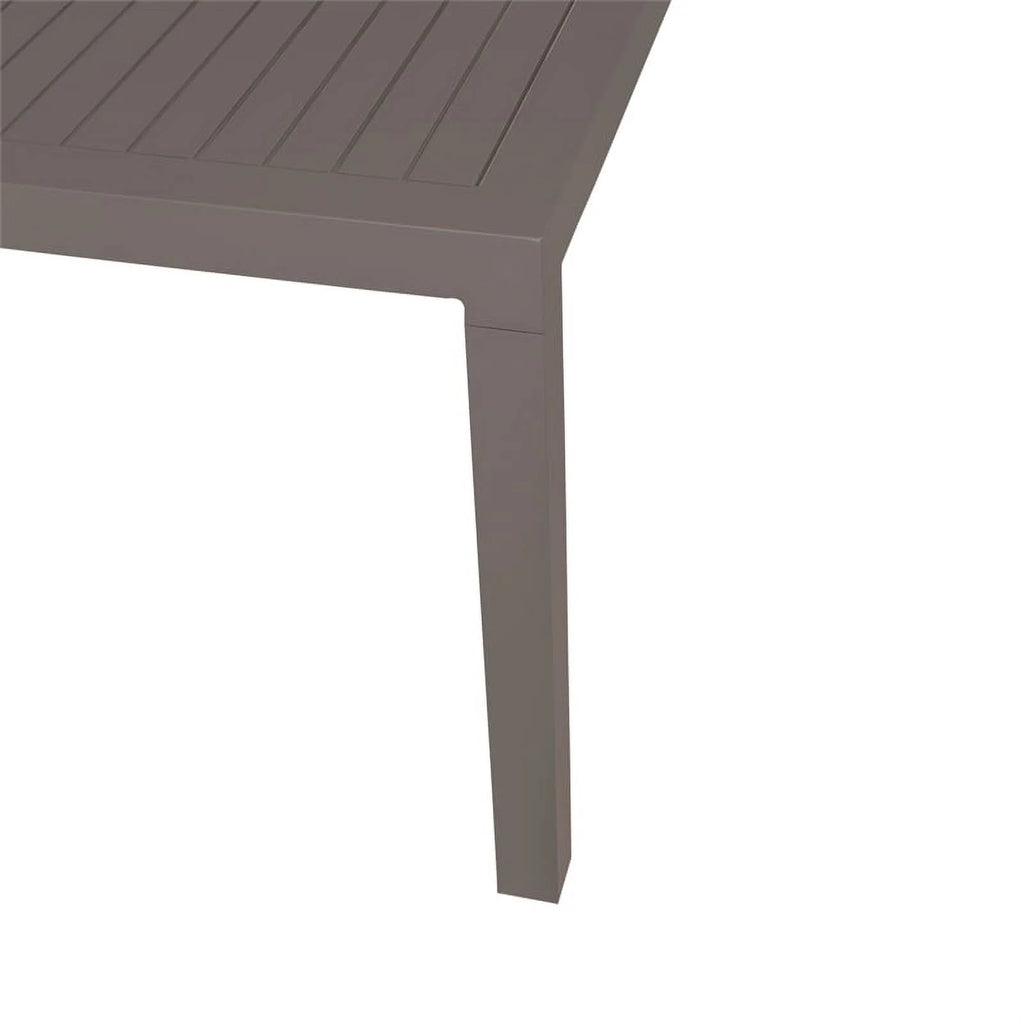 72"W Aluminum Outdoor Rectangular Leg Table V598