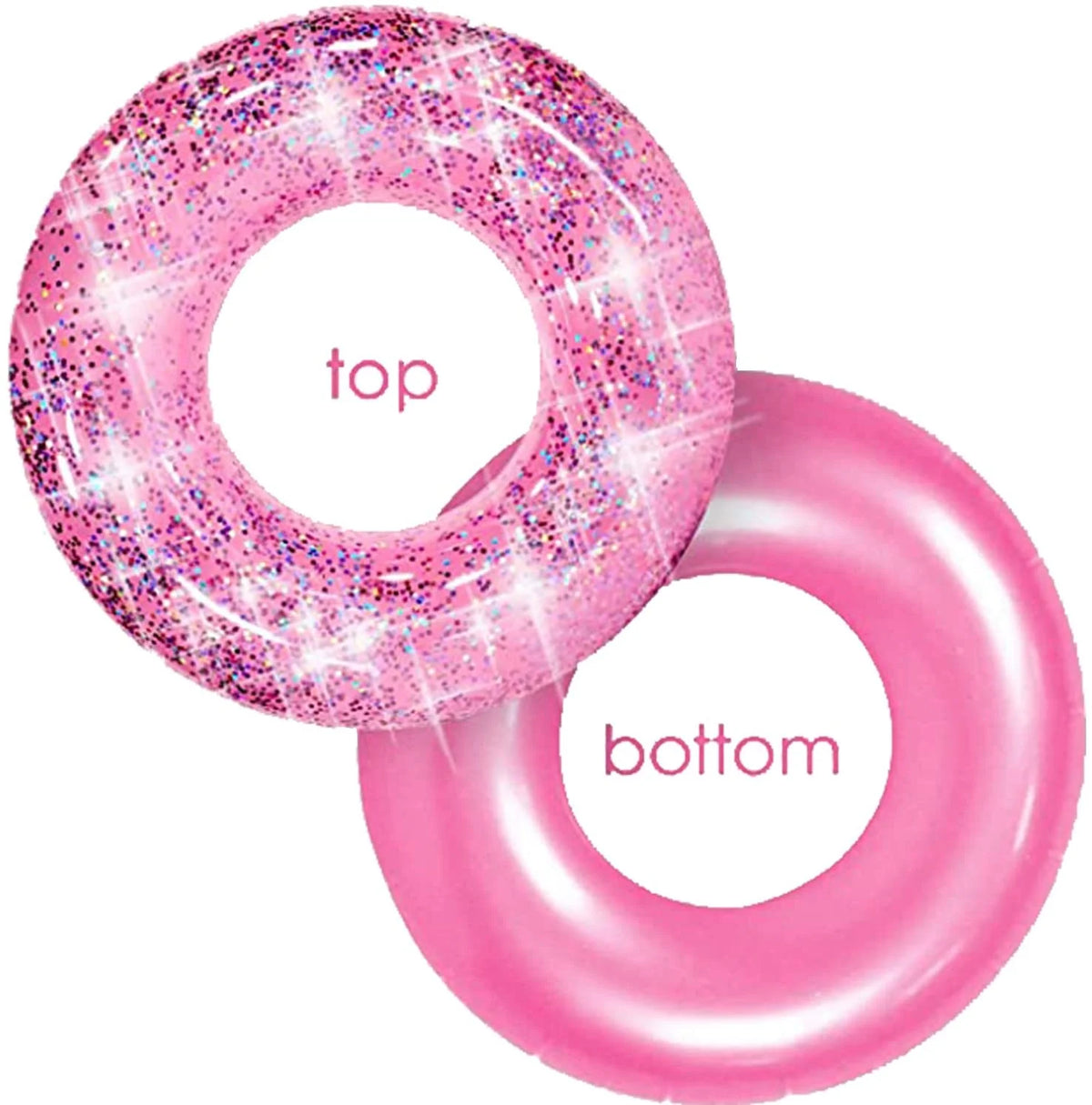 Pink Inflatable Pool Floats Rings 36 Inch R25018