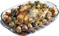 3.5L Clear Rectangular Glass Dish R4058