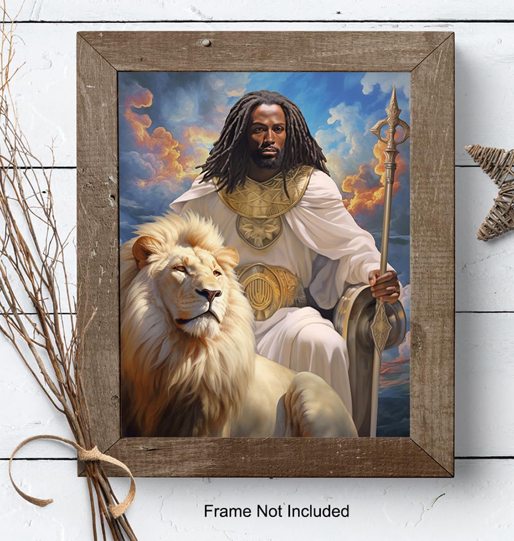African American Wall Decor - Black Art - Inspirational Wall Art - Christian Home Decor - Religious Gift - Picture Poster Print I703163