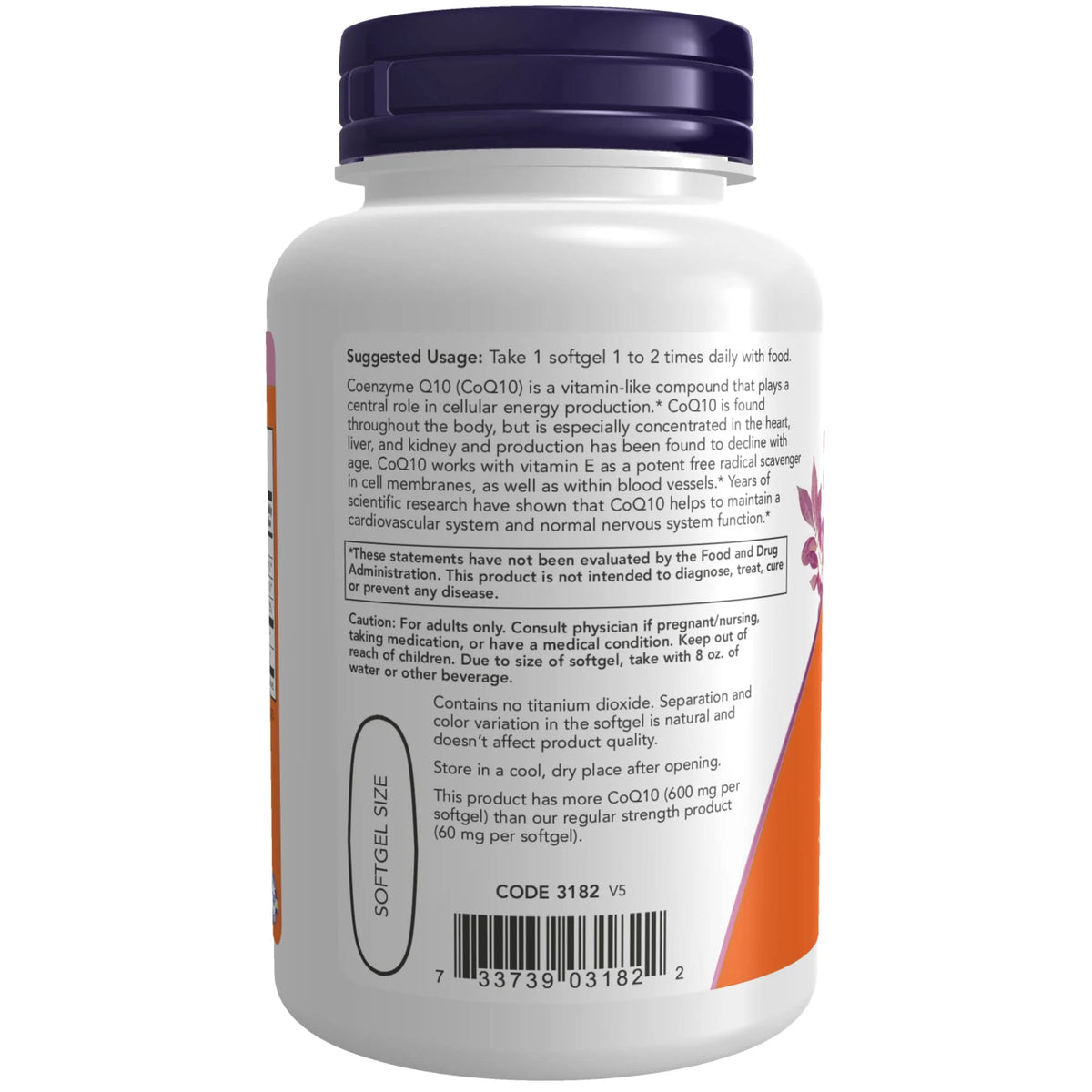 Coq10 600 Mg With Vitamin E & Lecithin, 60 Softgels B85795