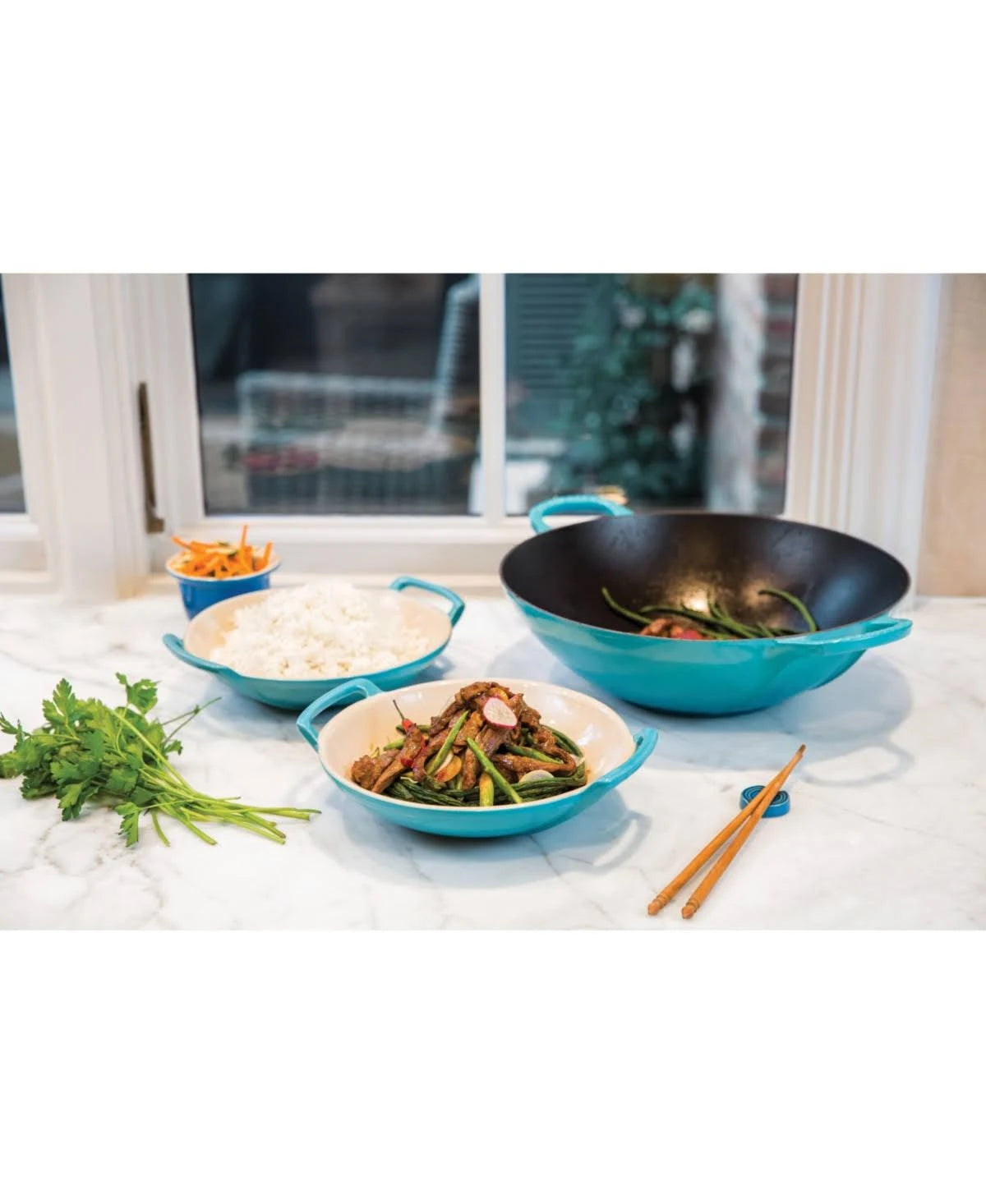 5-Quart Cast Iron Wok F2602