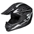 Open Face Helmet DOT Approved Black/Silver M M273