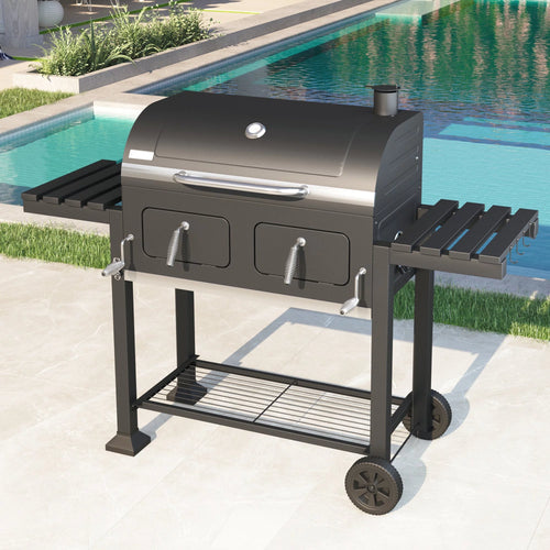 34-inch Portable Charcoal BBQ Grill W505