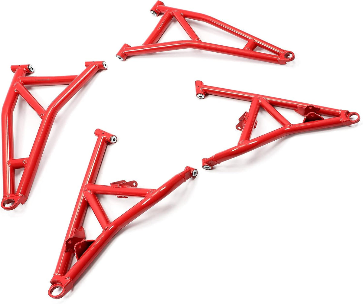 4 A Arms Upper & Lower Rods A-Arms Powder Coated Heavy Duty U96924