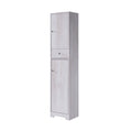 White Oak Compact Farmhouse Armoire D5310