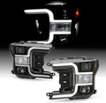 Black Projector Headlights Pair Q481142