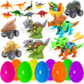 9 Pack Easter Basket Stuffers with Dinosaur Toys M995842