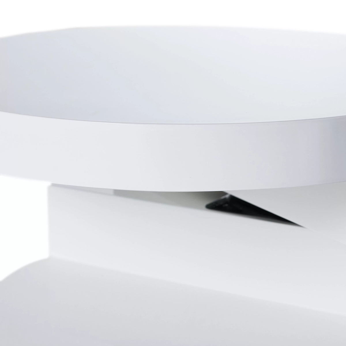 Glossy White Rotating Coffee Table B8947