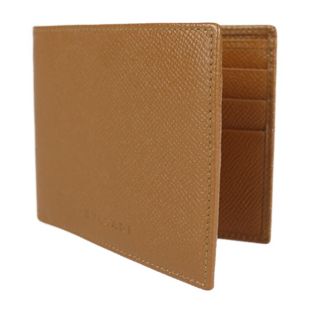 Camel Brown Leather Bifold Wallet I81755