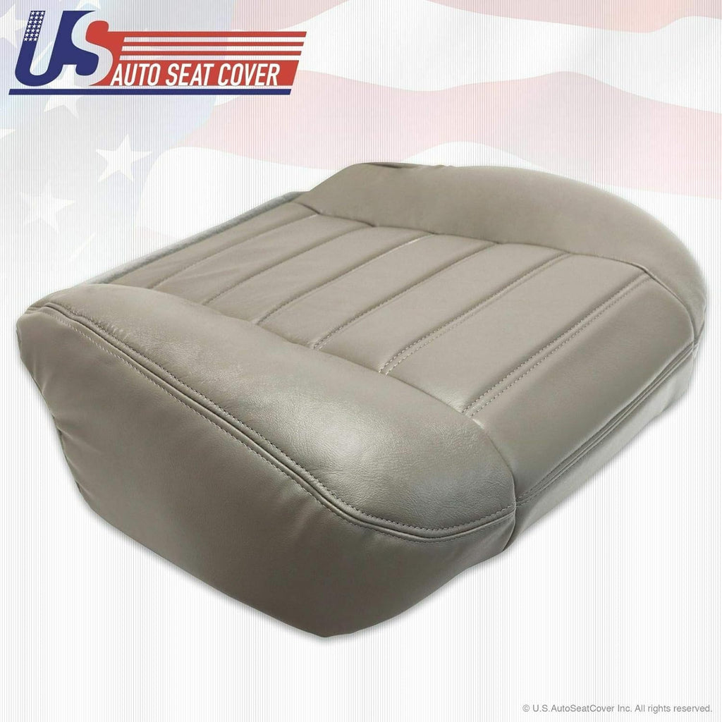 Gray Synthetic Leather Seat Cover Pack of 2 T246