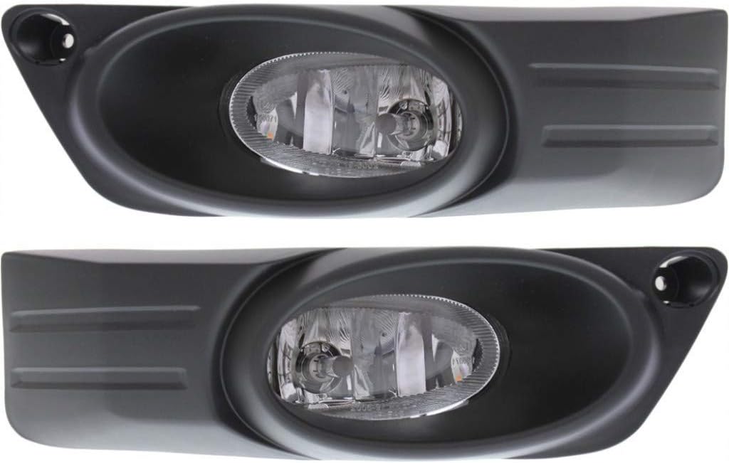 Fog Light Assembly Pair for Honda Fit 2012-2014 W10425