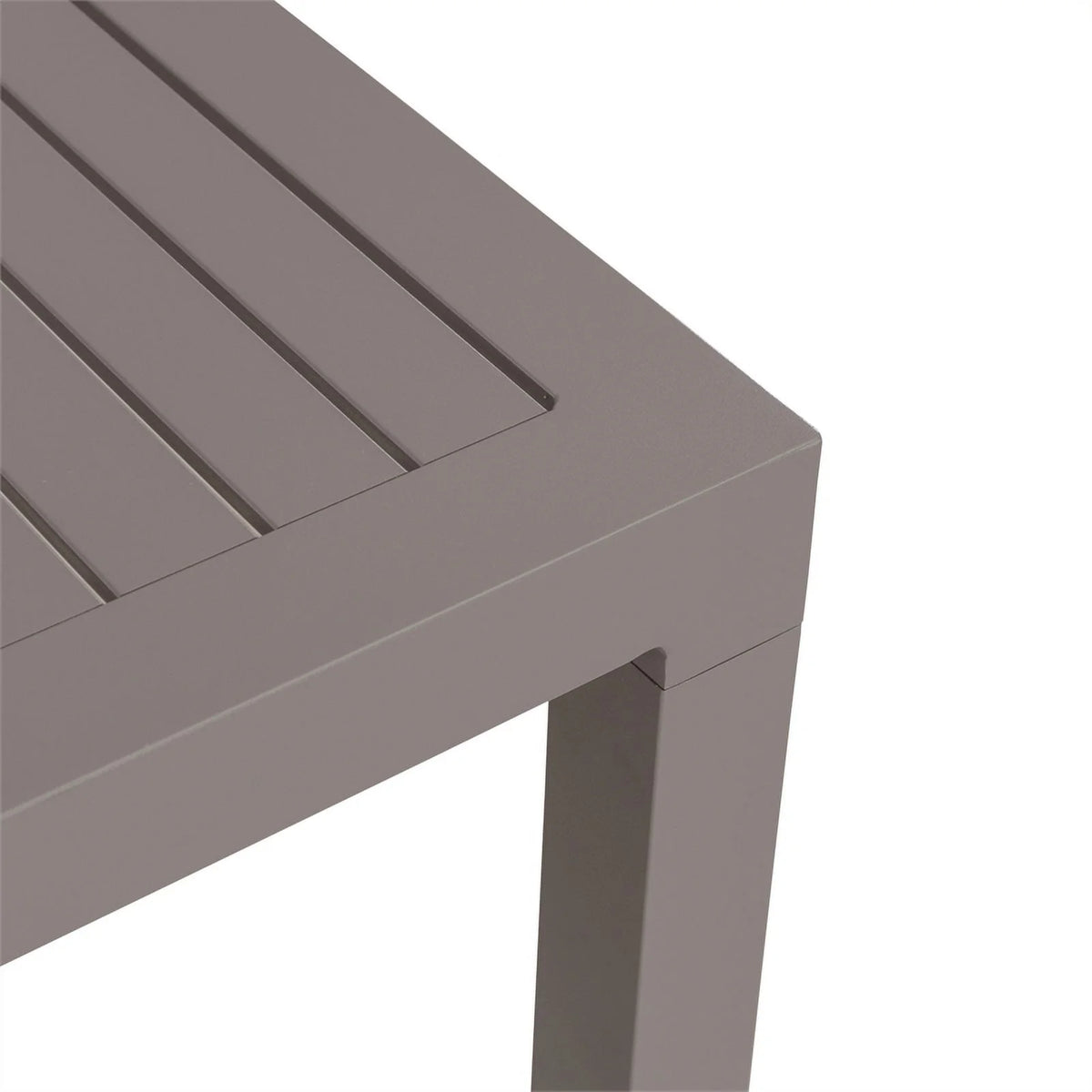 72"W Aluminum Outdoor Rectangular Leg Table V598