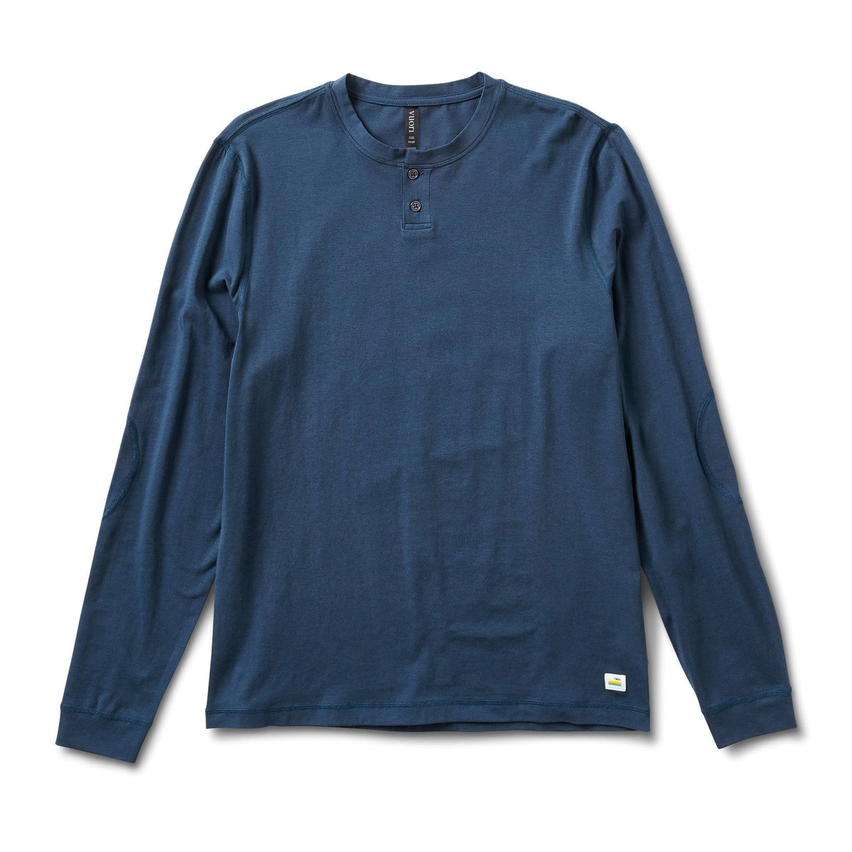 Long-Sleeve Henley - Large / Indigo U323
