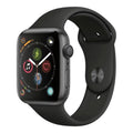 44MM Space Gray Aluminum Case Black Sport Band Refurbished Apple Watch Series 4 GPS Q971052