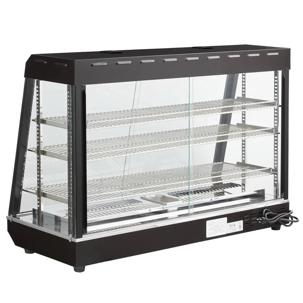 48" Countertop Heated Display Case with Sliding Doors L12429