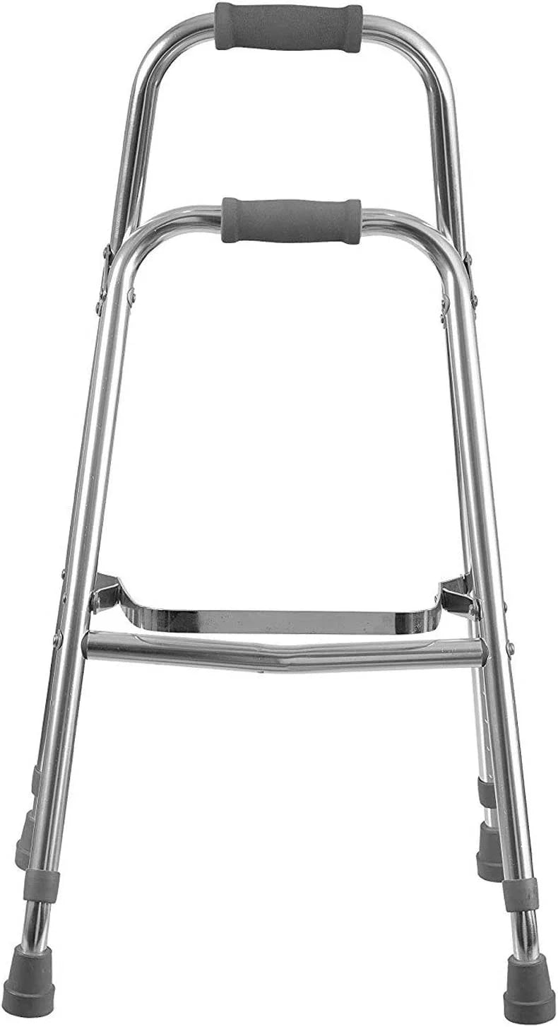 Silver Aluminum Folding Walker L6394