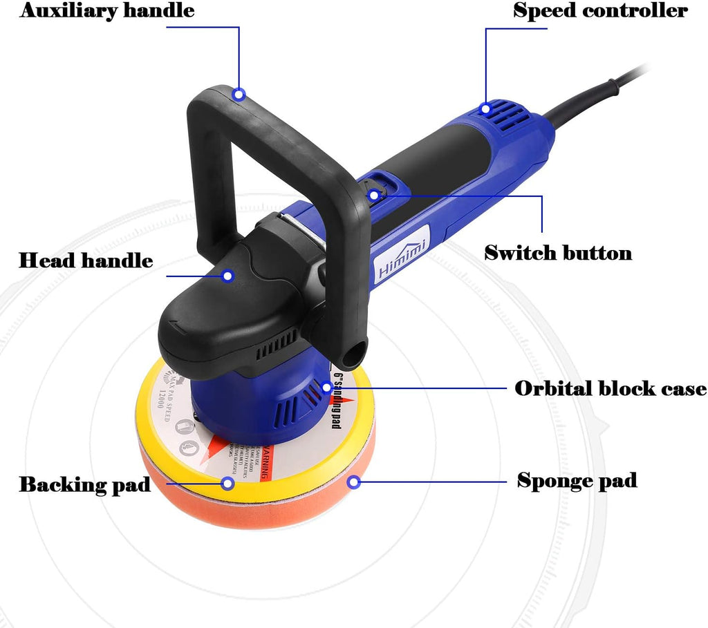 650W 6 Variable Speeds Car Polisher B3737