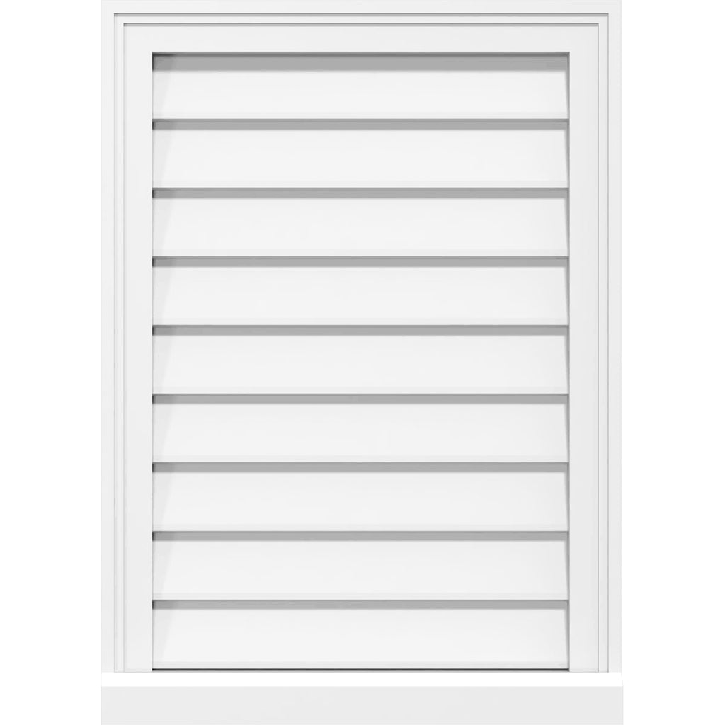 PVC Gable Vent M1516