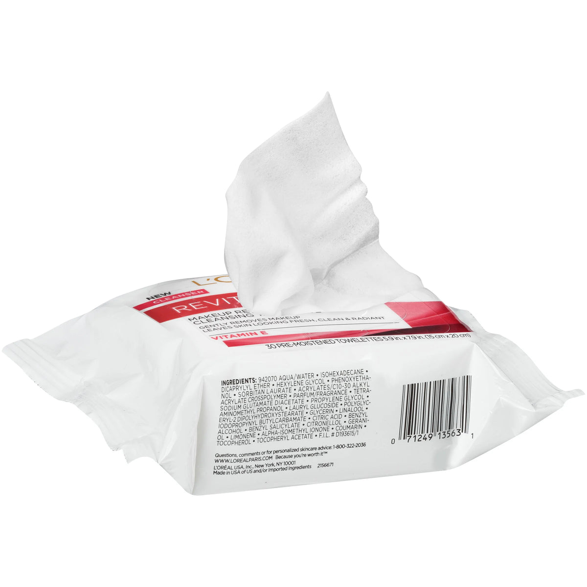 30 Count Face Cleansing Towelettes M55180