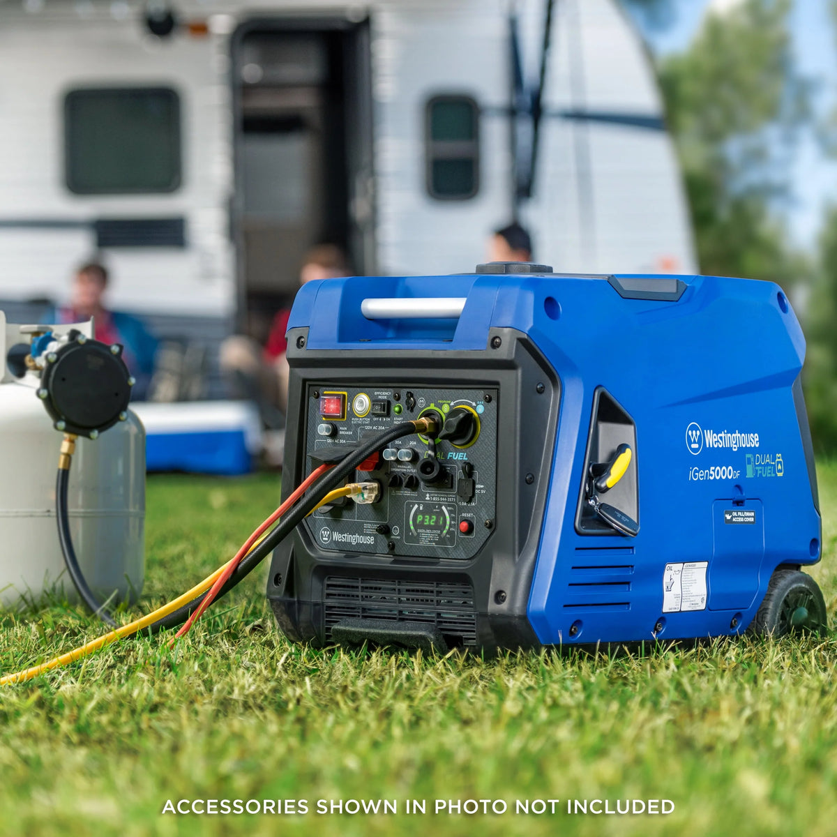 5000 Watt Dual Fuel Portable Inverter Generator C734879
