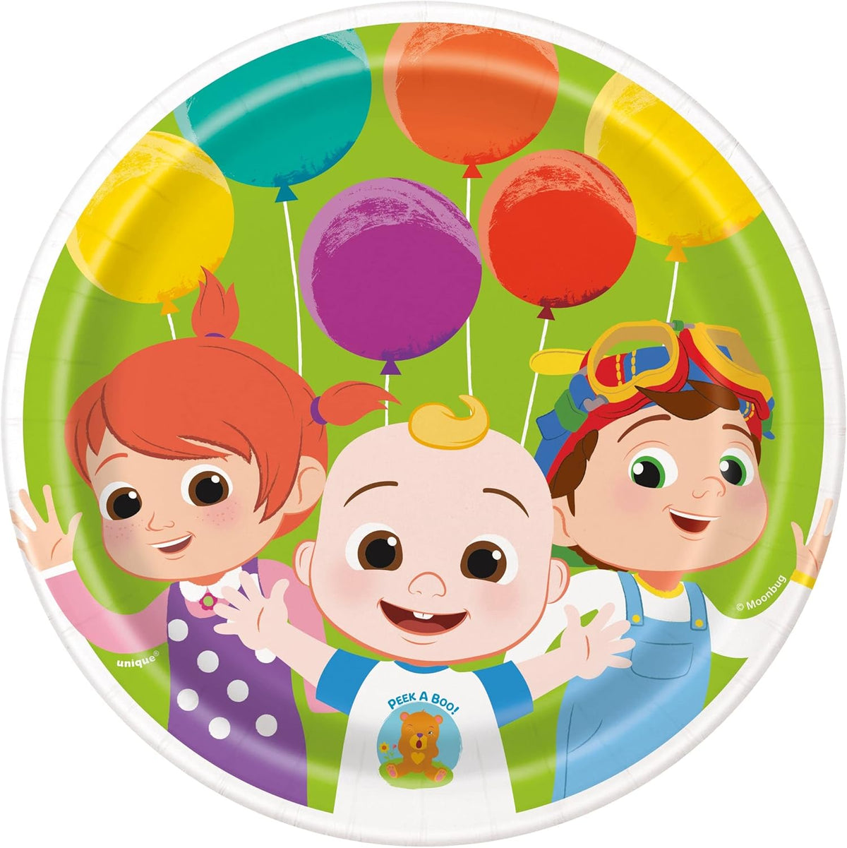 Multicolor 7" Round Dessert Plates (Pack of 8) G58373