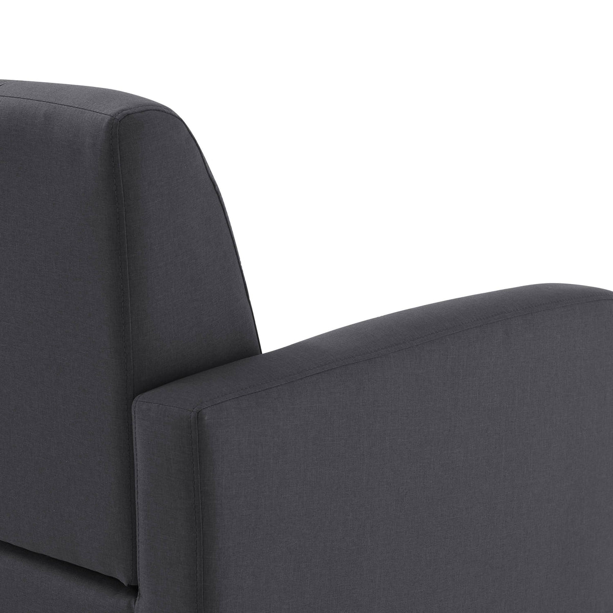 Charcoal Linen Armless Sofa E557