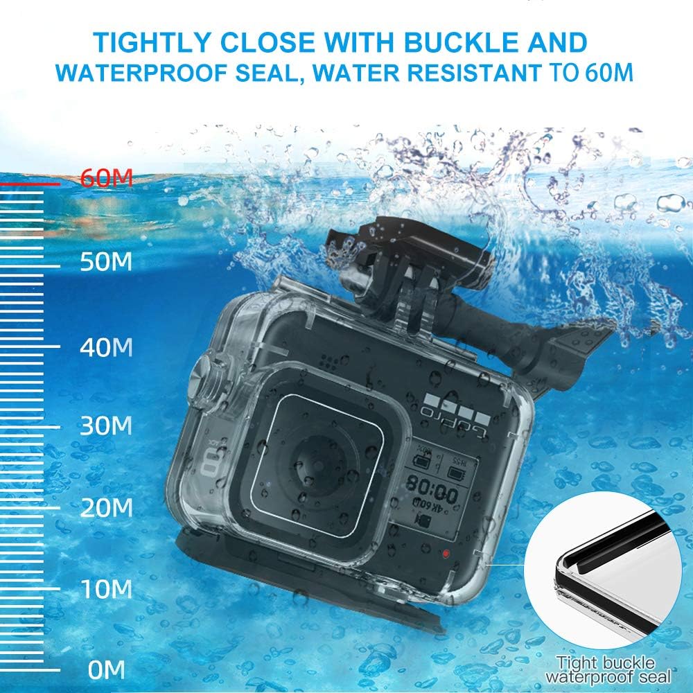Waterproof Housing Case for GoPro HERO8 Black W9372