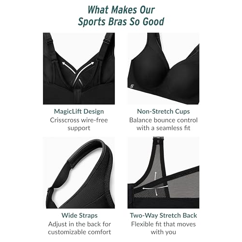 Plus Size Seamless Sports Bra Wirefree V950
