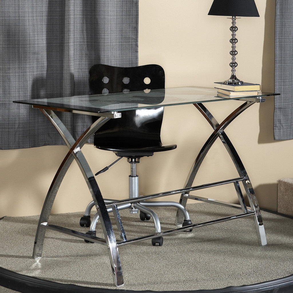 World Map Computer Desk C2911