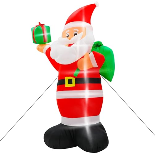15FT Inflatable Santa Claus with 8pcs LED W354