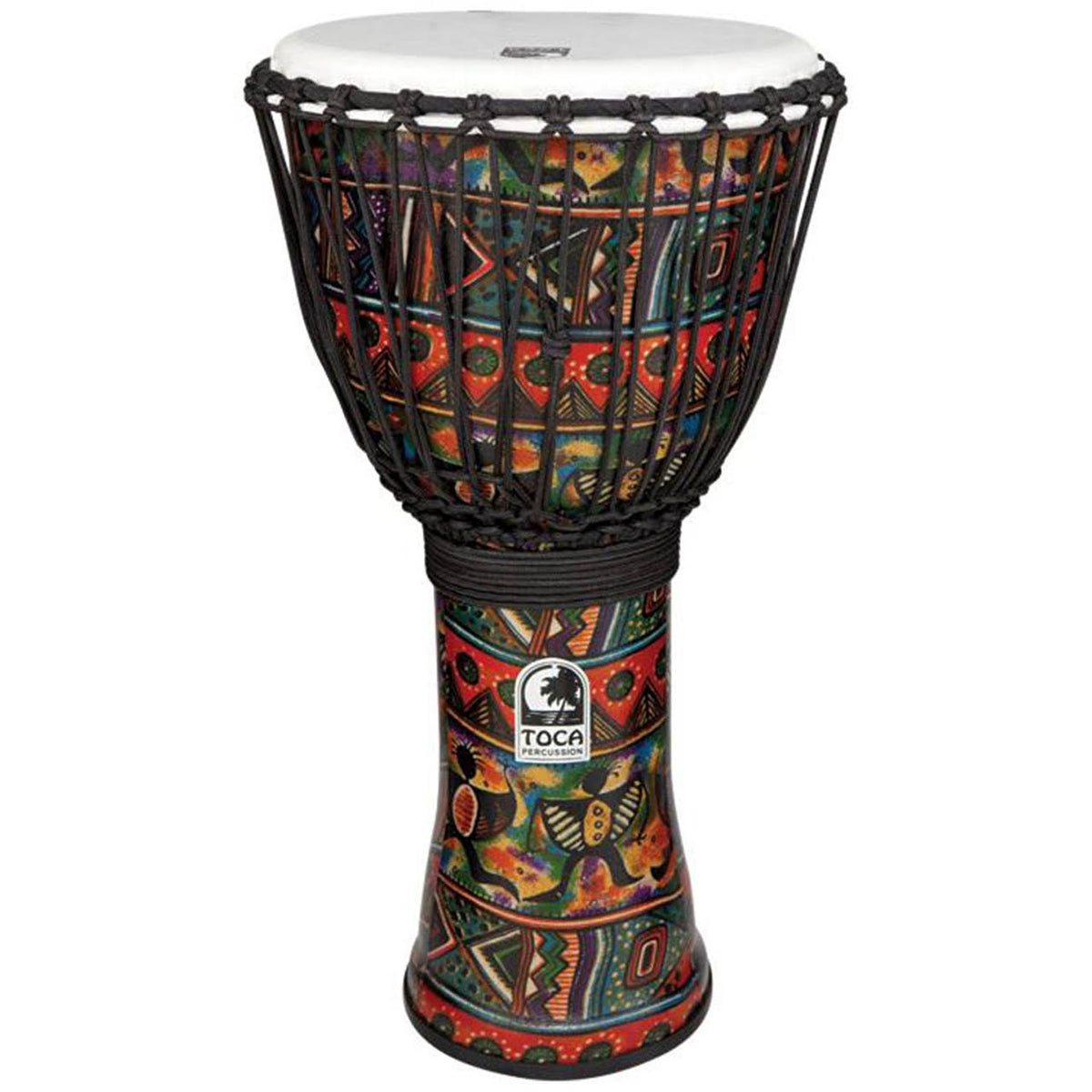 10 in Rope-Tuned Djembe N673