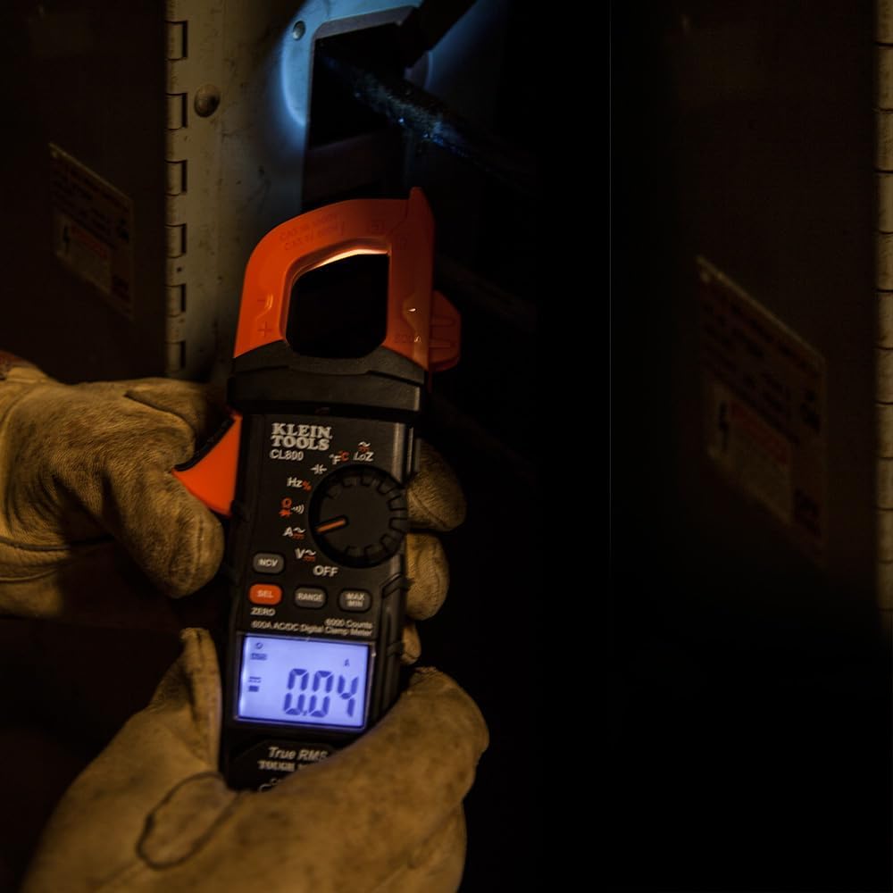 Digital Clamp Meter, Auto Ranging TRMS, AC/DC Volt/Current, LoZ, Continuity, Frequency, Capacitance, NCVT, Temp, 1000V J7266