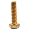 9/16 inch-12 x 2 inch Grade 8 Hex Cap Screw Alloy Steel Yellow Zinc Plated Pk 25 R647352