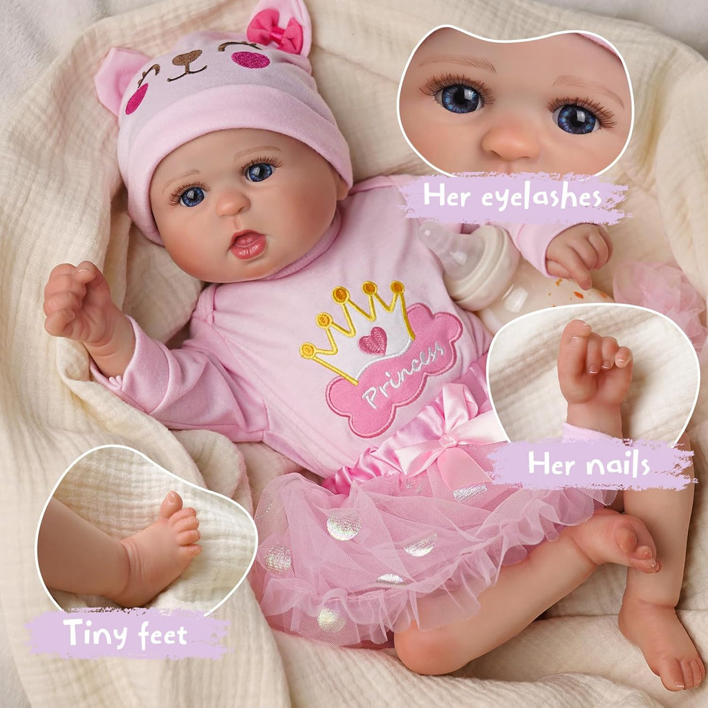 20-Inch Soft Vinyl Reborn Baby Doll D2150