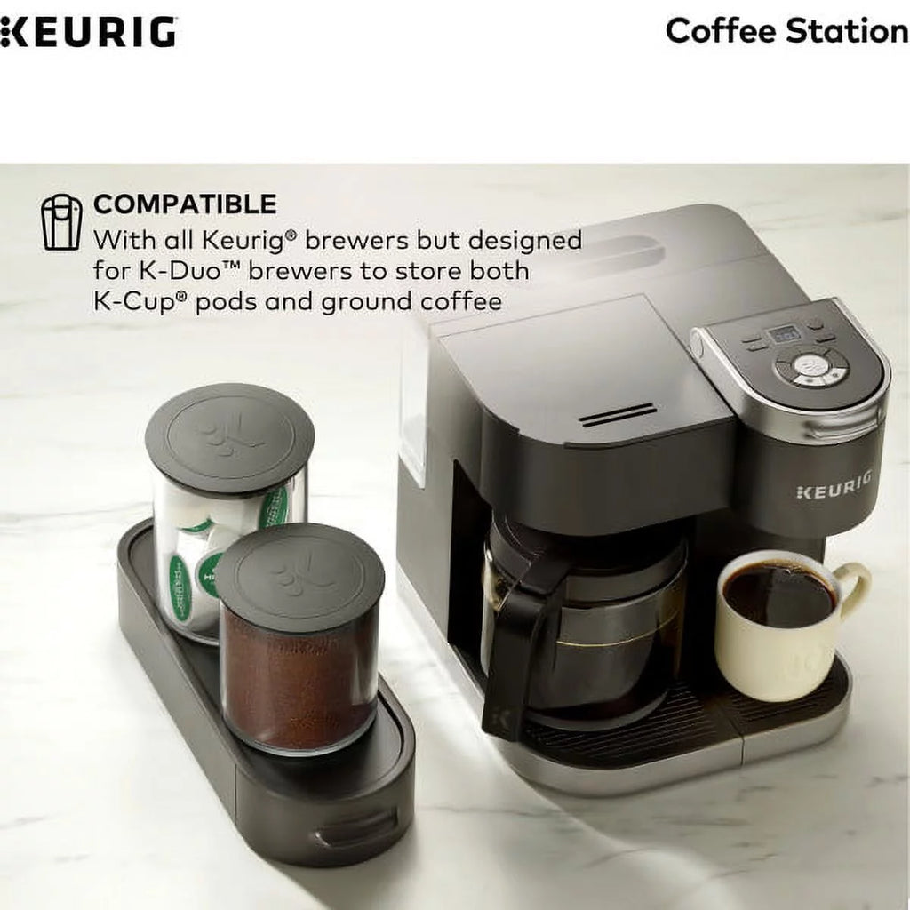 Black Ground Coffee & K-Cup Pod Storage Unit G6983