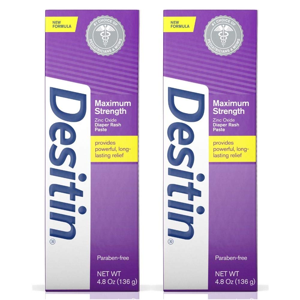 Baby Diaper Rash Cream with 40% Zinc Oxide (2 Pack) L6835
