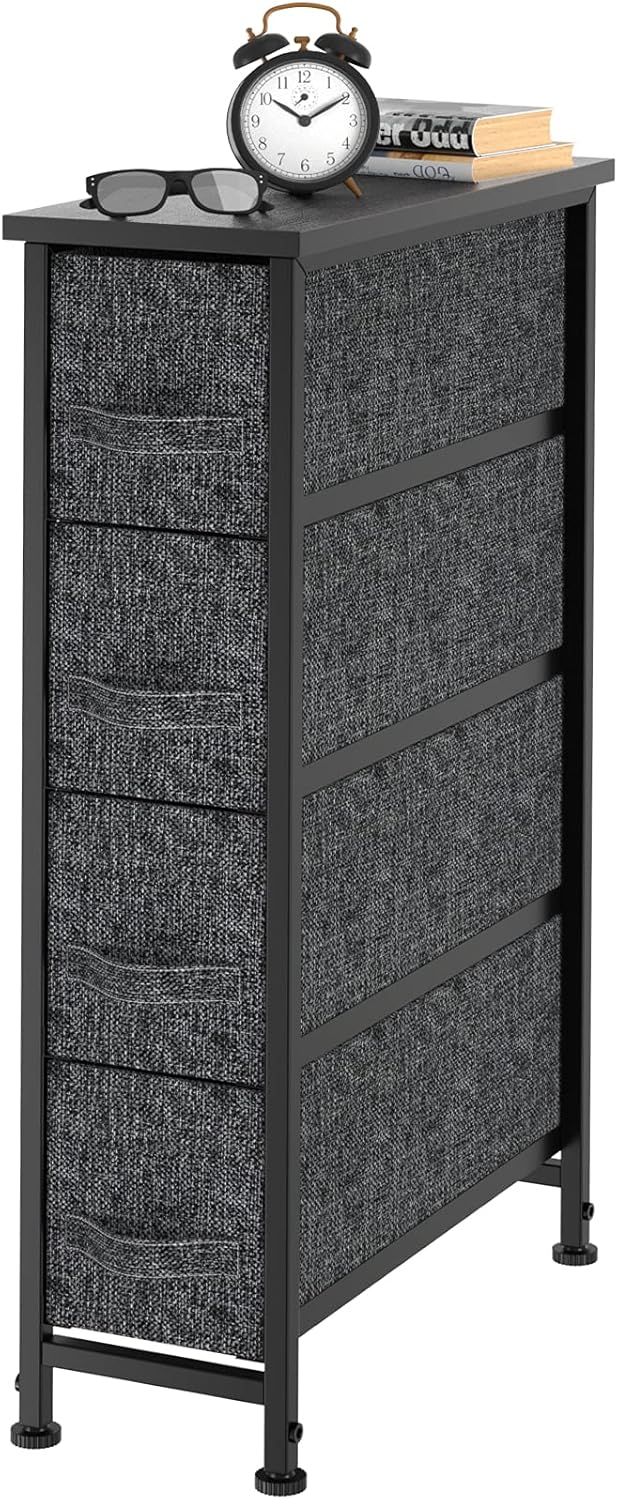 Narrow Vertical 4 Fabric Drawer Dresser Y34562