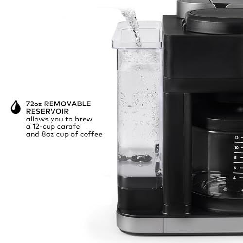 Single Serve & Carafe Coffee Maker, 72oz Reservoir P997