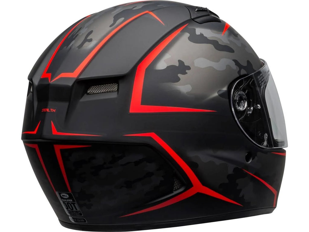 Camo Matte Black/Red Helmet N756629